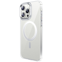 Чехол Hoco Amber AS3 c Mag Safe для Apple iPhone 15 Pro прозрачный Чехол Hoco Amber AS3 c Mag Safe для Apple iPhone 15 Pro прозрачный